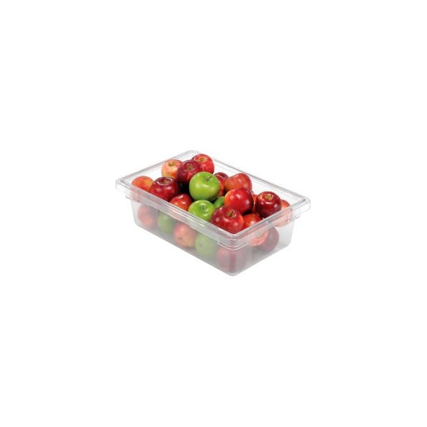 Rubbermaid Commercial Rubbermaid 3309-00 Clear Plastic .5 Gallon 18 x12 x 6, PK6 FG330900CLR - main